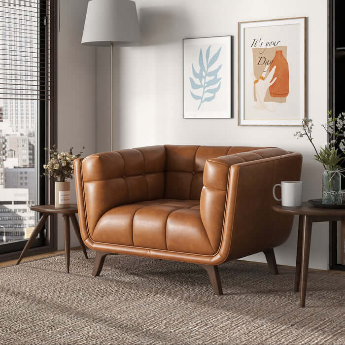 Leather Accent Chairs