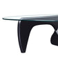 Nero Modern Triangular Glass Top Center Coffee Table - Revel Sofa 