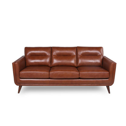 MCM Genuine Leather Sofa 84" (2 Colors)