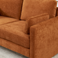 Small Contemporary Loveseat Sofa 58" (4 Colors)