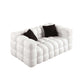 Modern Tufted Marshmallow Boucle Sofa (3 Colors)