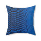 Spun Polyester Square Designer Accent Pillow (Snake Skin) - Revel Sofa 