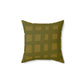 Spun Polyester Designer Square Accent Pillow - Revel Sofa 