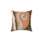 Spun Polyester Square Designer Accent Pillow - Revel Sofa 