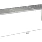 Tania Modern Slated Stainless Steel Bench, Silver 55" - Revel Sofa 