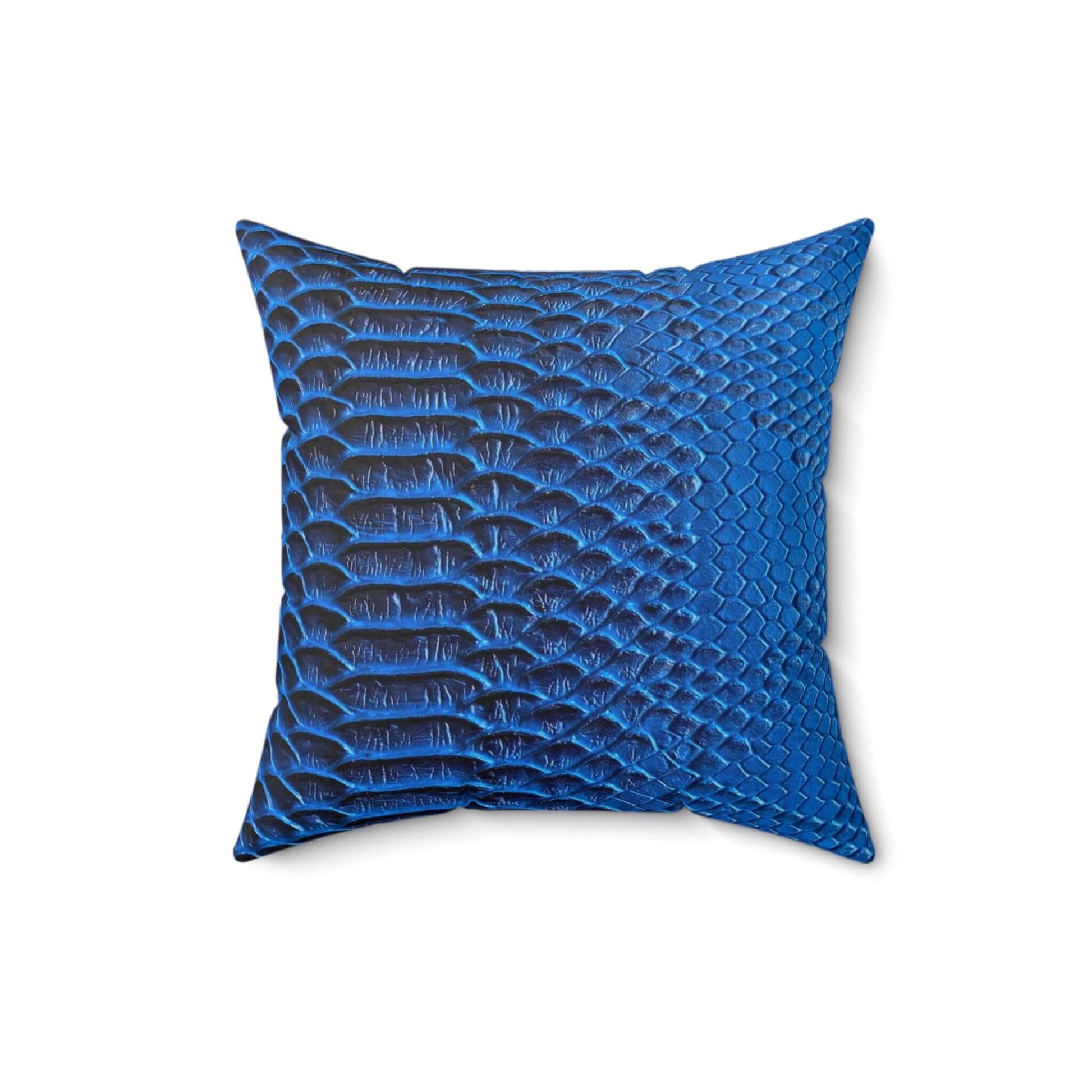 Spun Polyester Square Designer Accent Pillow (Snake Skin) - Revel Sofa 