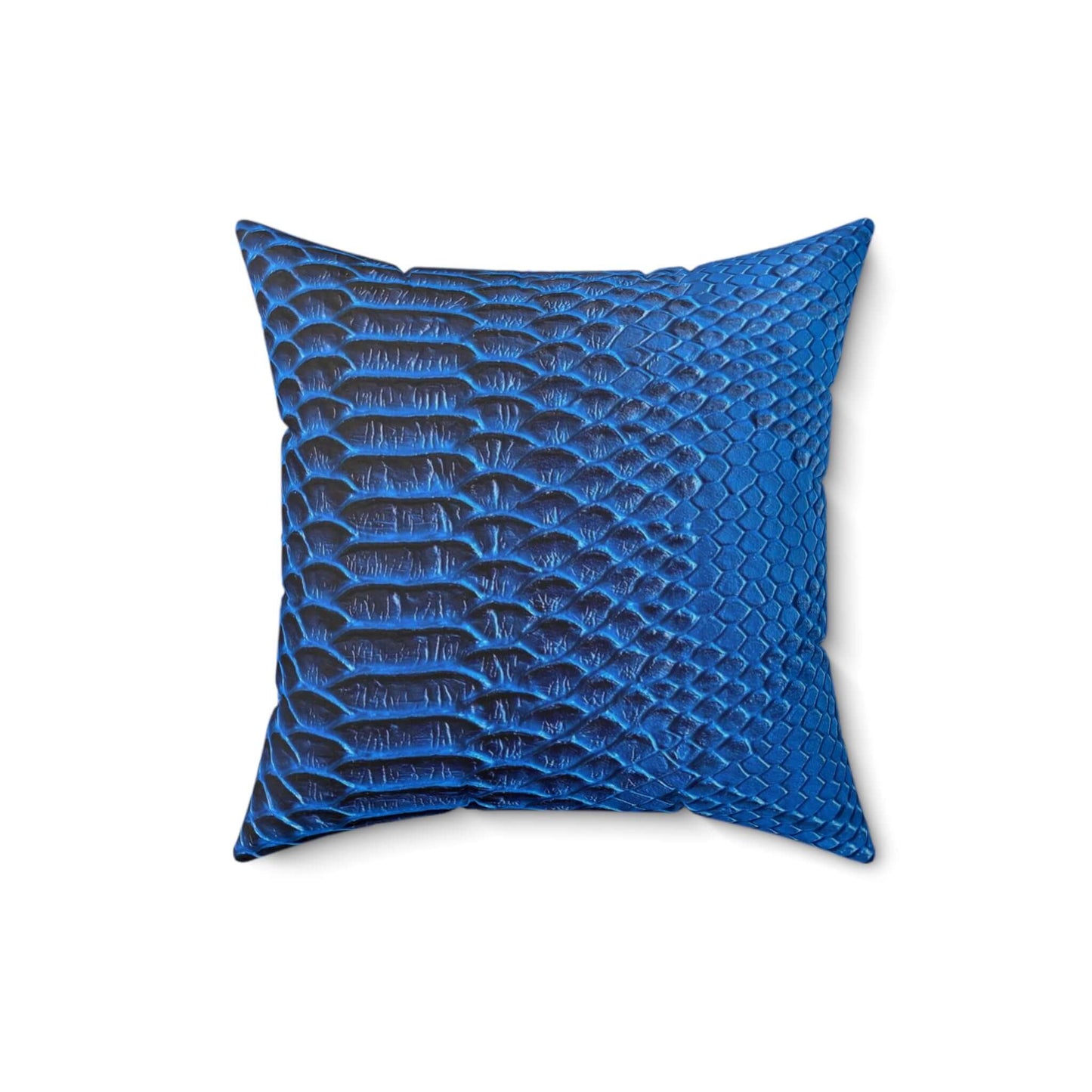 Spun Polyester Square Designer Accent Pillow (Snake Skin) - Revel Sofa 