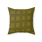 Spun Polyester Designer Square Accent Pillow - Revel Sofa 