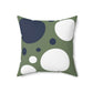 Spun Polyester Designer Square Accent Pillow - Revel Sofa 