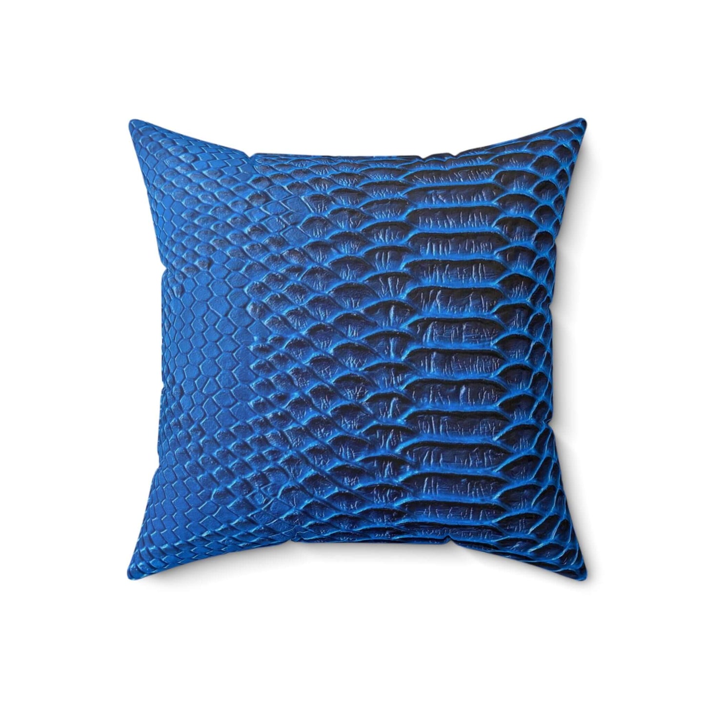 Spun Polyester Square Designer Accent Pillow (Snake Skin) - Revel Sofa 