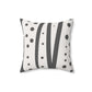 Spun Polyester Designer Square Accent Pillow - Revel Sofa 