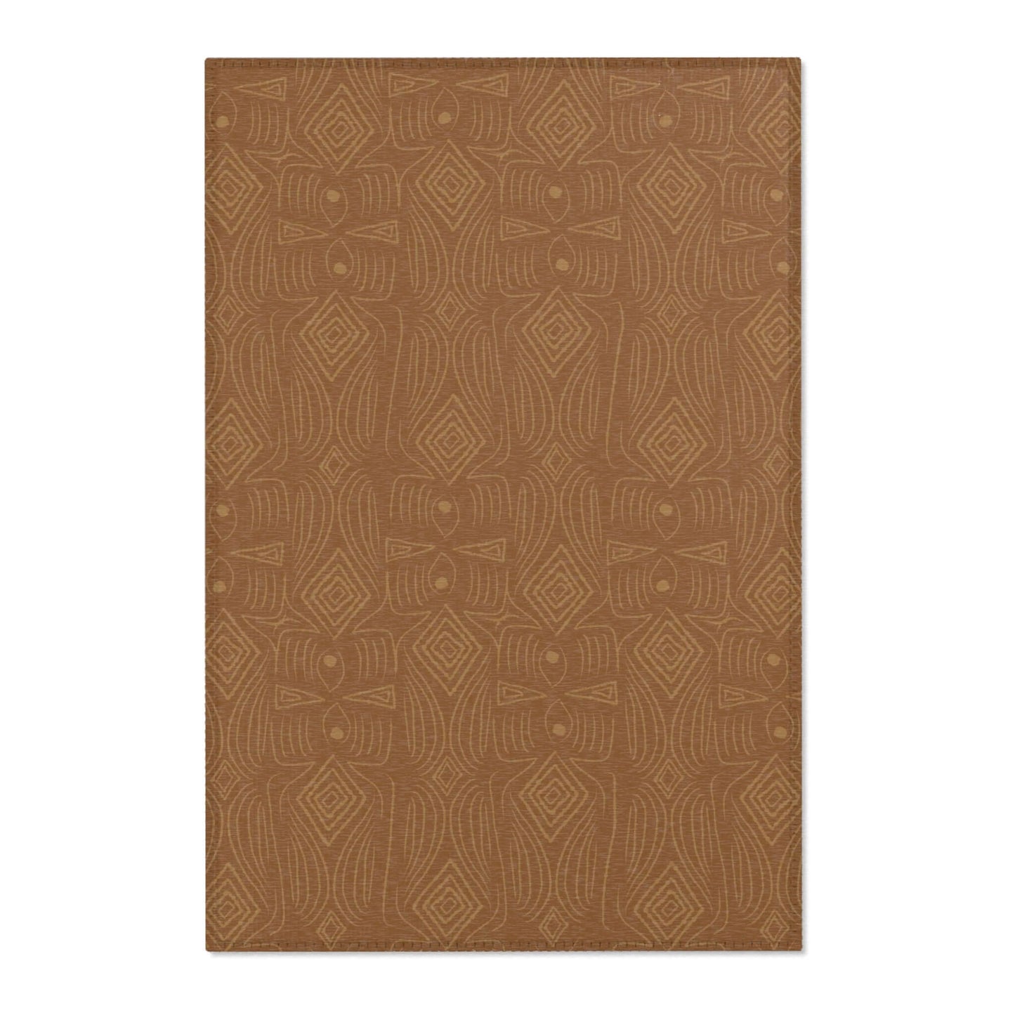 Rectangular Area Designer Rug (Brown) - Revel Sofa 