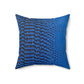 Spun Polyester Square Designer Accent Pillow (Snake Skin) - Revel Sofa 