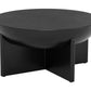 Tume Solid Wood Coffee Table in Black - Revel Sofa 