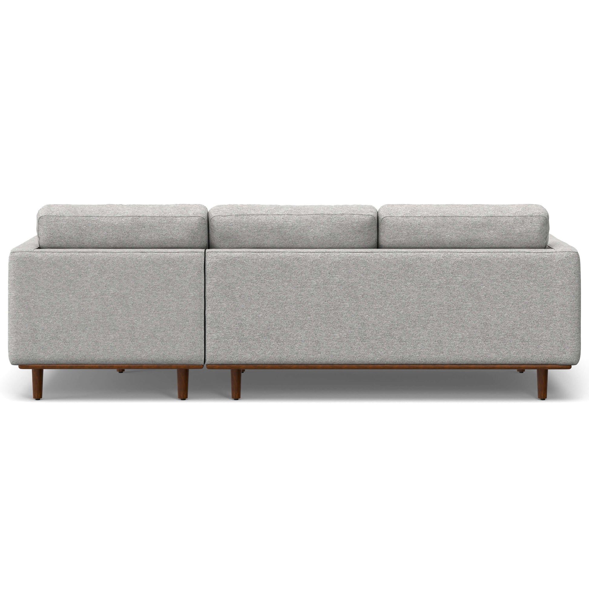 Morrison MCM Right Facing Chaise Sectional Sofa, Mist Gray 102" - Revel Sofa 