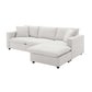 Modern Sectional Chaise Sofa w/ Chaise Ottoman 100" (4 Colors)