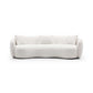 Modern Curved 3 Seat Boucle Fabric Sofa 94"