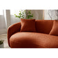 Modern Curved 3 Seat Boucle Fabric Sofa 94"