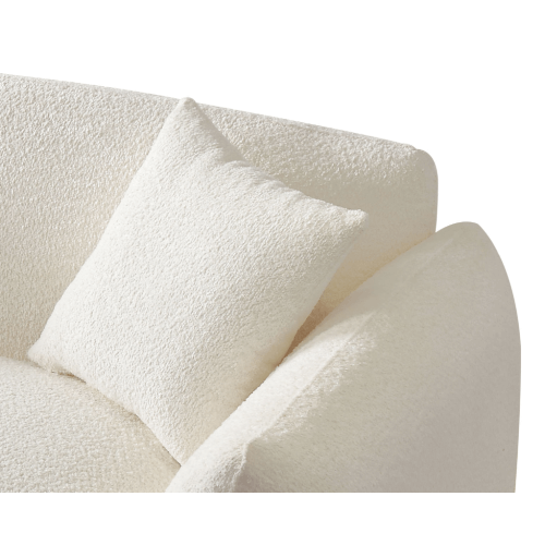 Modern Deep Seated Plush Cushion Sofa 102" (2 Colors)