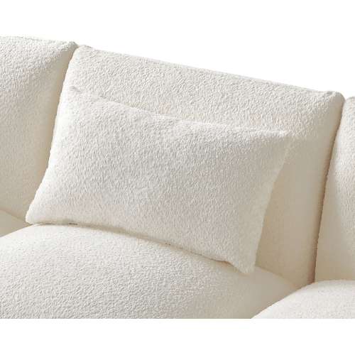 Modern Deep Seated Plush Cushion Sofa 102" (2 Colors)