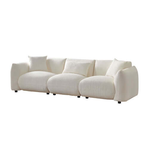 Modern Deep Seated Plush Cushion Sofa 102" (2 Colors)