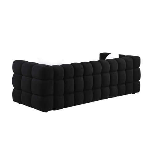 Modern Tufted Marshmallow Boucle Sofa (3 Colors)