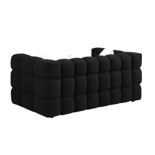 Modern Tufted Marshmallow Boucle Sofa (3 Colors)