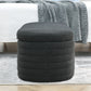 Modern Oval Ottoman Storage Bench 45.5" (6 Colors)