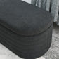 Modern Oval Ottoman Storage Bench 45.5" (6 Colors)