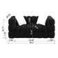 Modern Tufted Marshmallow Boucle Sofa (3 Colors)