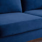 MCM Faux Leather 3 Seat Sofa 77"