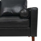 MCM Faux Leather 3 Seat Sofa 77"