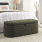 Modern Oval Ottoman Storage Bench 45.5" (6 Colors)