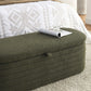 Modern Oval Ottoman Storage Bench 45.5" (6 Colors)