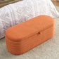 Modern Oval Ottoman Storage Bench 45.5" (6 Colors)