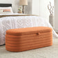 Modern Oval Ottoman Storage Bench 45.5" (6 Colors)