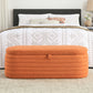 Modern Oval Ottoman Storage Bench 45.5" (6 Colors)