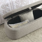 Modern Oval Ottoman Storage Bench 45.5" (6 Colors)