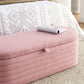 Modern Oval Ottoman Storage Bench 45.5" (6 Colors)