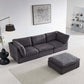 Modern Modular Cloud L Shape or Dual Chaise Sectional Sofa