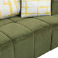 Modern Channel Tufted Corduroy Fabric Sofa 103.9"