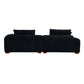 Modern Channel Tufted Corduroy Fabric Sofa 103.9"