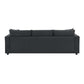 Modern Sectional Chaise Sofa Convertible Ottoman 4 Colors (100")