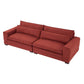 Modern Low Profile Fabric 4 Seater Sofa Couch 104" (4 Colors)