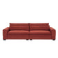 Modern Low Profile Fabric Sofa 104" (4 Colors)