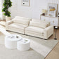 Modern Low Profile Fabric 4 Seater Sofa Couch 104" (4 Colors)