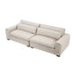 Modern Low Profile Fabric 4 Seater Sofa Couch 104" (4 Colors)