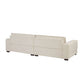 Modern Low Profile Fabric 4 Seater Sofa Couch 104" (4 Colors)