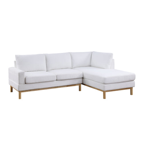 Anisa Sherpa Sectional Sofa RF Chaise 93"