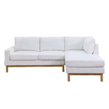 Anisa Sherpa Sectional Sofa RF Chaise 93"